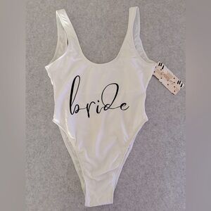 Bride One-piece Swimsuit by Ravesuits